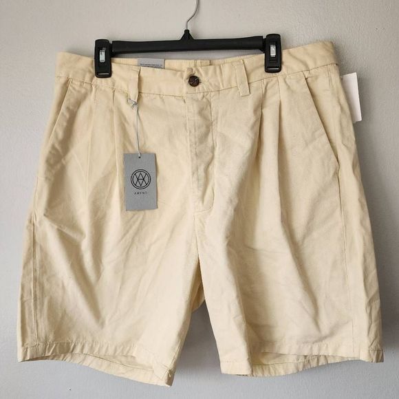 AMENDI Karl Beige Men's Short - Picture 1 of 6